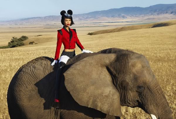 Chanel Iman Minnie Mouse Shoot
