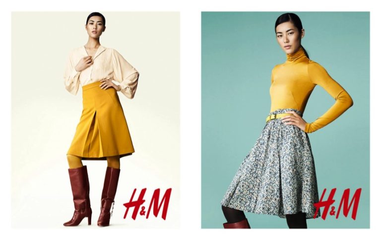 H&M Trend Update Featuring Models Liu Wen & Edita Vilkeviciute