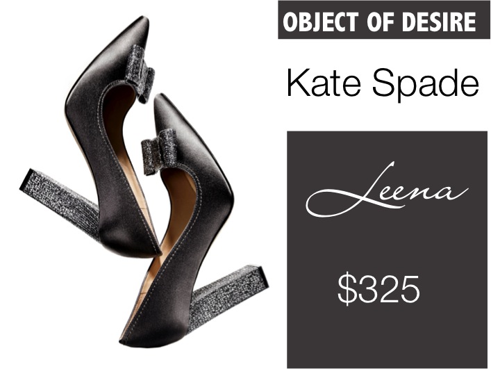 Object of Desire: Kate Spade Leena Glitter Bow Pumps