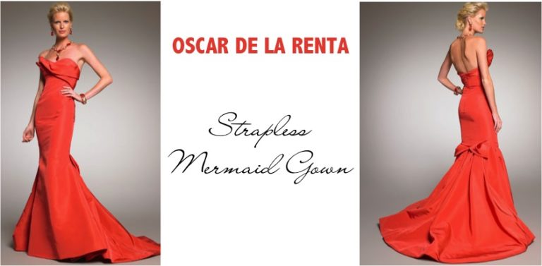 Object of Desire:  Oscar de la Renta Strapless Mermaid Gown