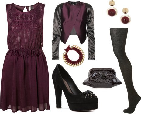 Outfit of the Day: Plums and Aubergine