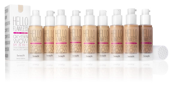 Benefit Cosmetics to Launch Hello Flawless Oxygen Wow Liquid Foundation