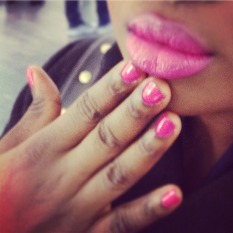 Trend to Try: Bright Pink Lips and Nails