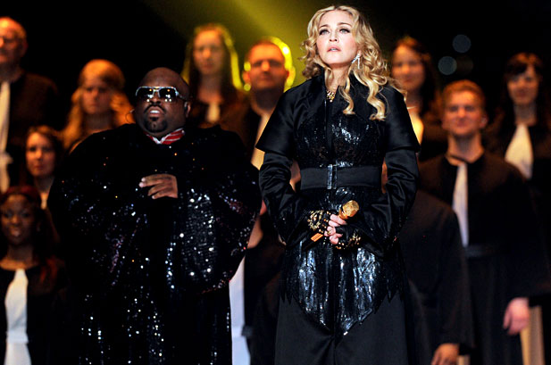 Madonna Wears Givenchy for Super Bowl XLVI Halftime Performance