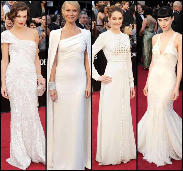 Hollywood’s Leading Ladies Choose White & Cream on Oscar Night
