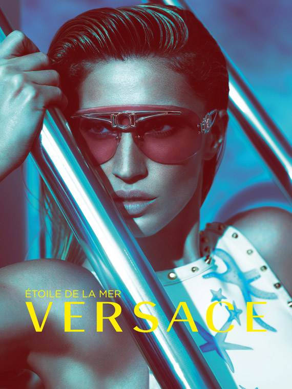 Versace Launches Étoile De La Mer Eyewear Collection featuring Gisele Bündchen
