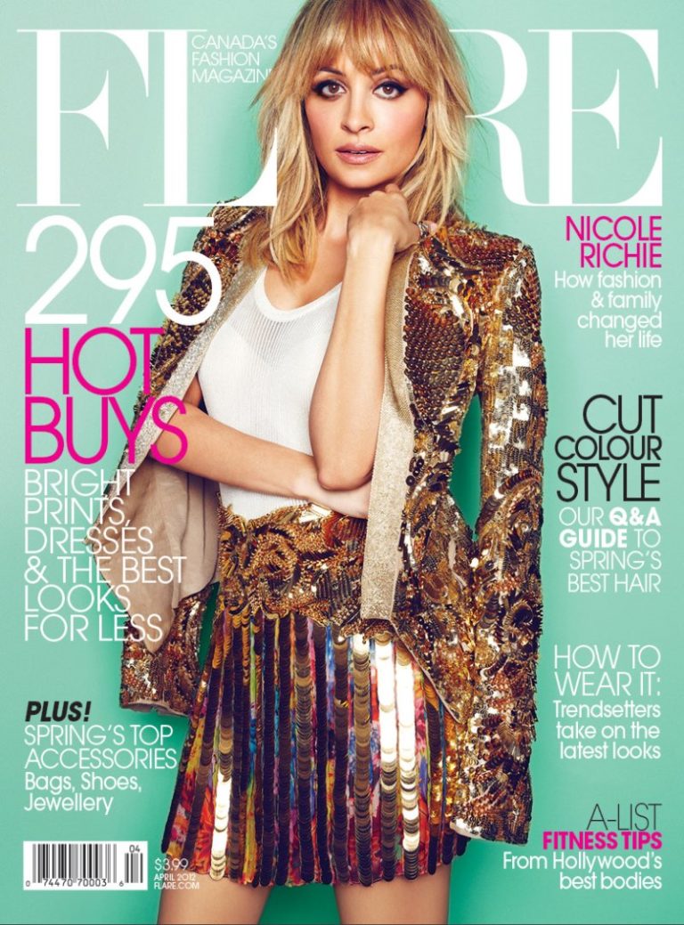 Get the Look: Nicole Ritchie’s Hair on Cover of Flare Magazine