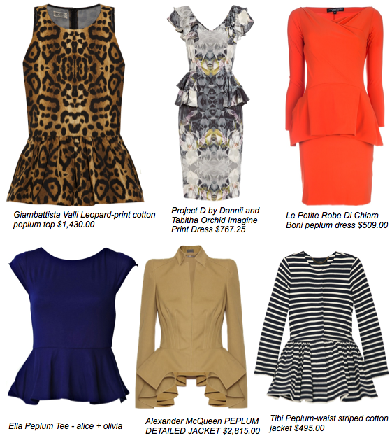 Try a Trend: The Peplum Silhouette
