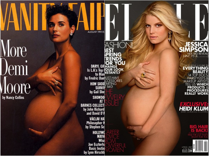 Pregnant Celebs Who’ve Covered Some of Your Fave Magazines