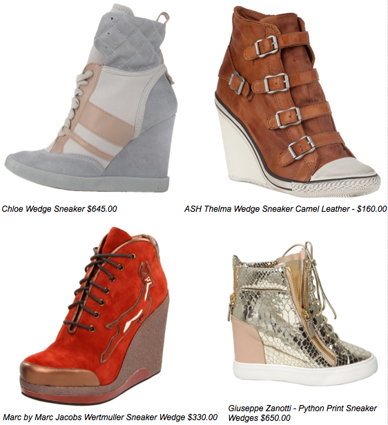 Try a Trend: Wedge Sneakers for Spring 2012
