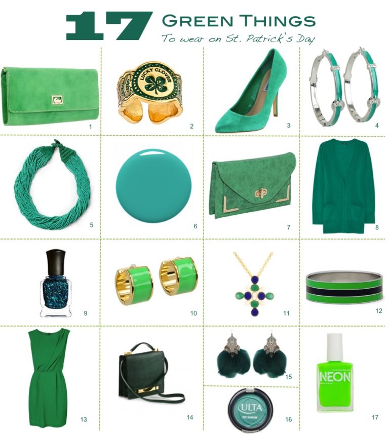 17 Green Things to Wear on St. Patrick’s Day