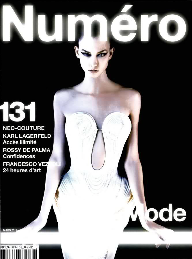 Karlie Kloss and Friends on Numéro #131 Covers Shot by Karl Lagerfeld