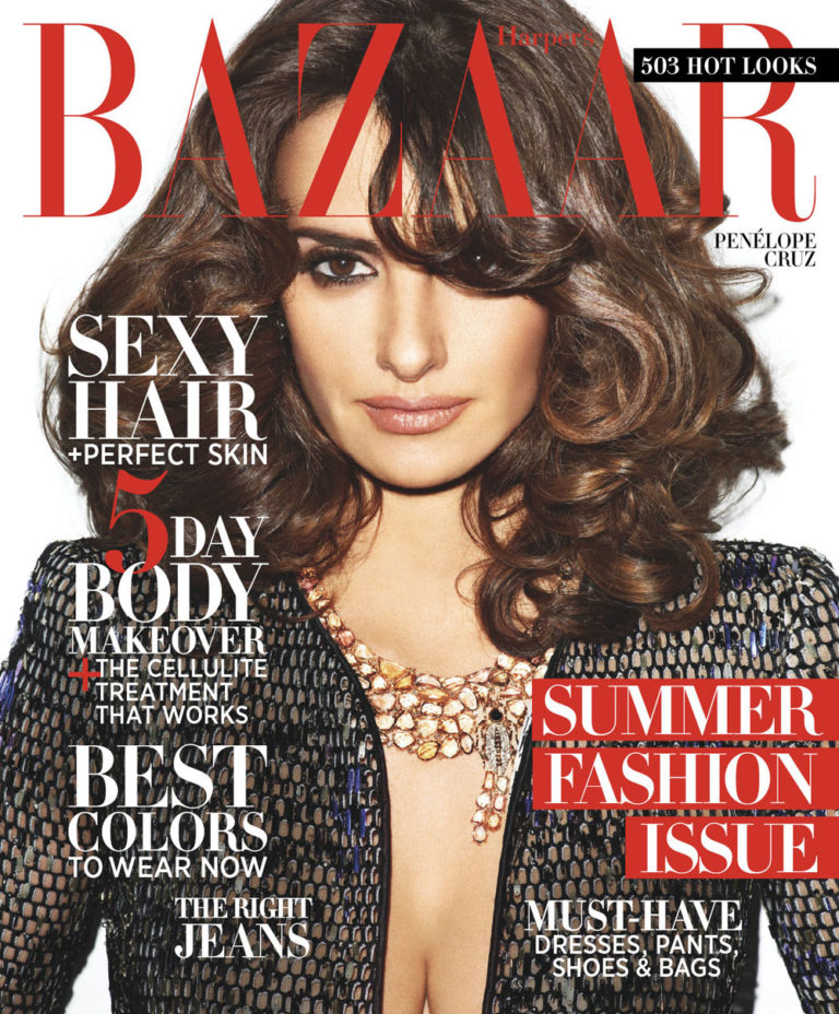 Penelope Cruz Covers May Issue of Harper’s Bazaar
