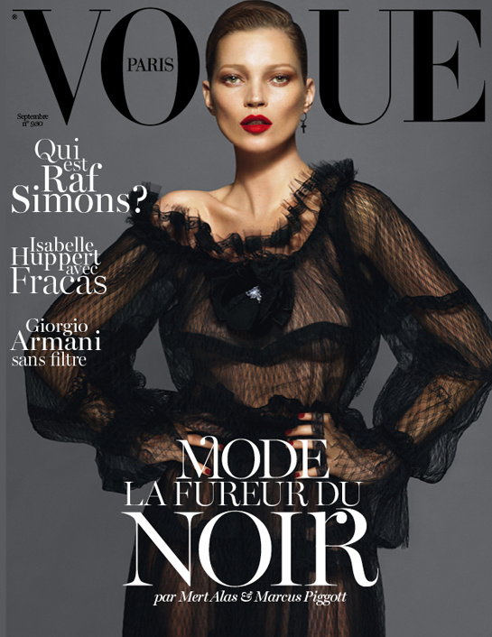 Three Models, One Look! Vogue Paris September Issue Cover