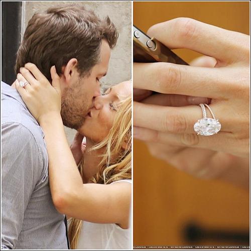 Blake Lively and Ryan Reynolds Show Off Wedding Rings