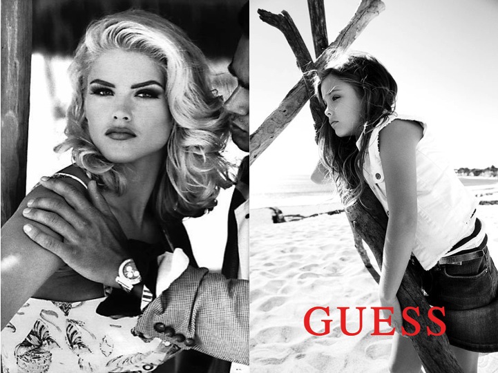 Anna Nicole Smith’s Daughter Dannielynn Models for GUESS