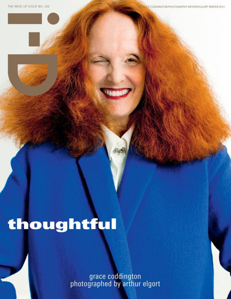 Grace Coddington Covers i-D Winter 2012 Issue