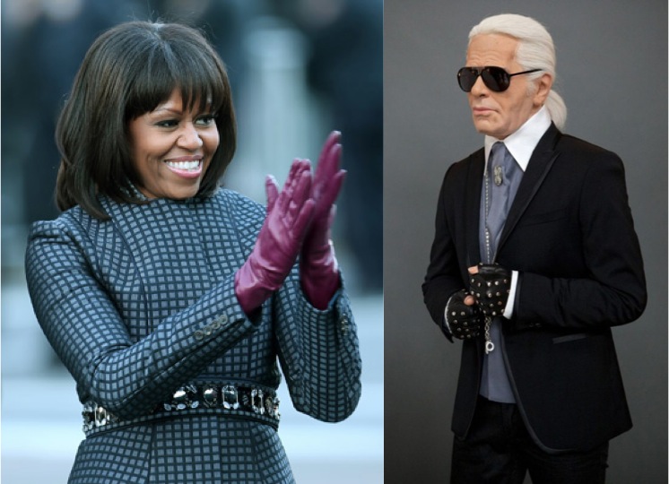 Karl Lagerfeld Michelle Obama