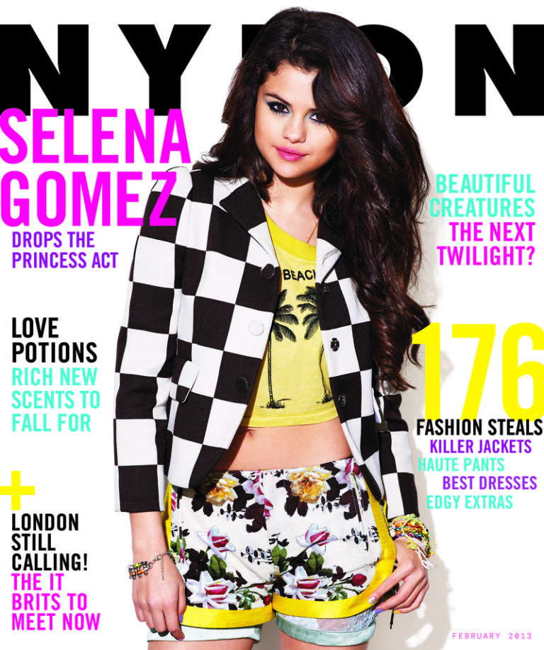 Selena Gomez on February Issue of Nylon Magazine