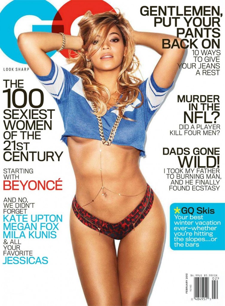 Beyonce Knowles Sizzles on GQ February Issue