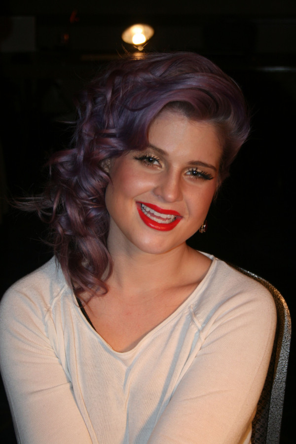 Kelly Osbourne backstage at 2013 Heart Truth Red Dress Collection Show