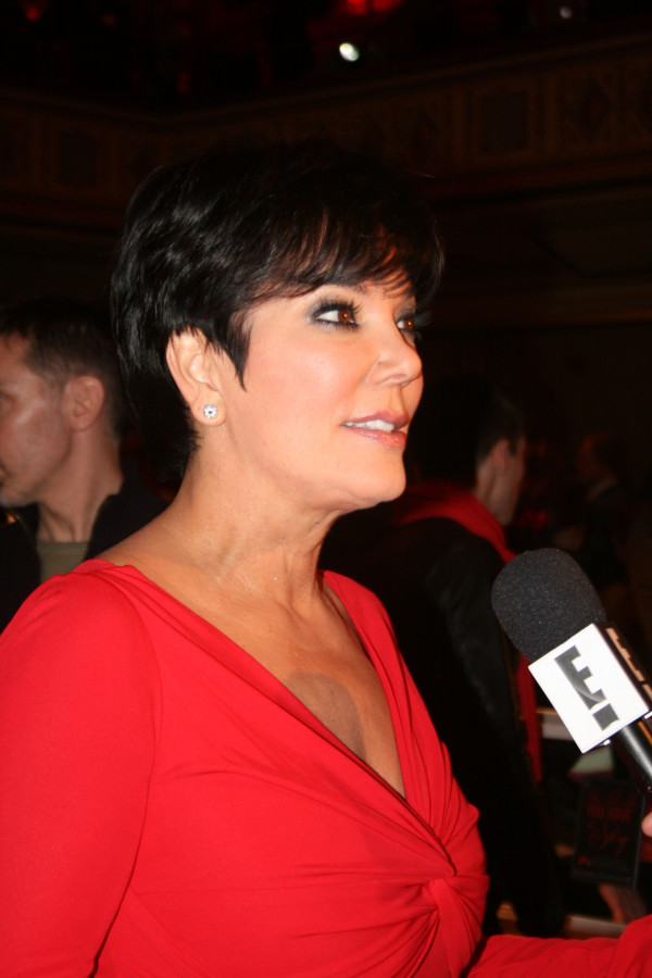 Kris Jenner at the Heart Truth Red Dress Collection Show