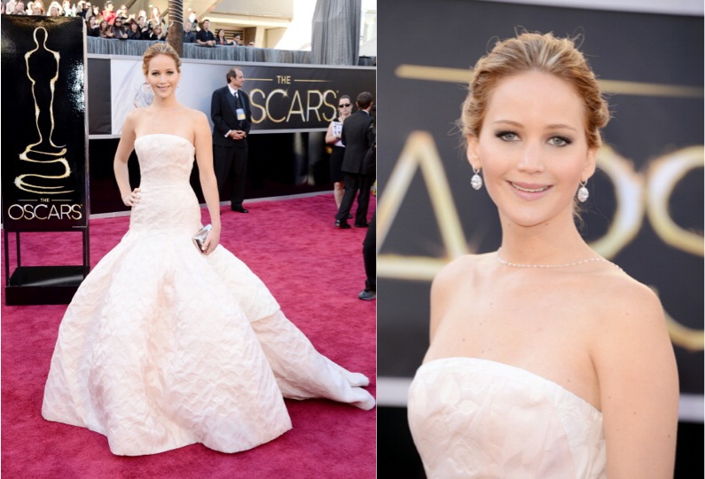 Jennifer Lawrence in Christian Dior - 2013 Academy Awards