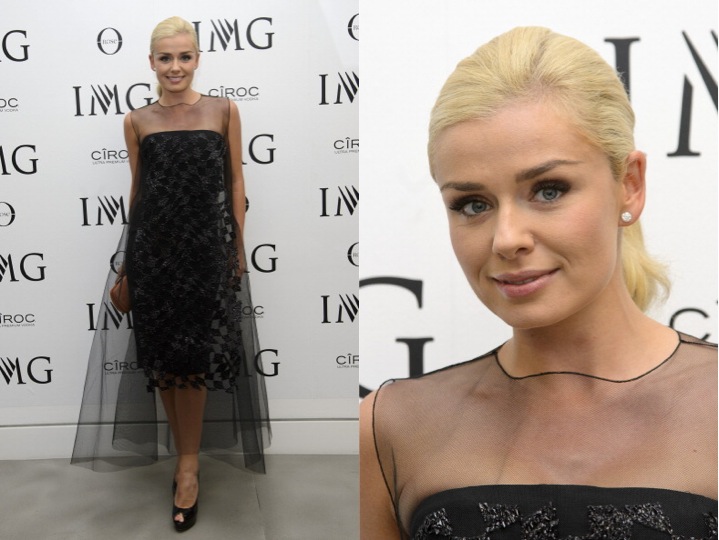Katherine Jenkins in Christian Dior at IMG Party