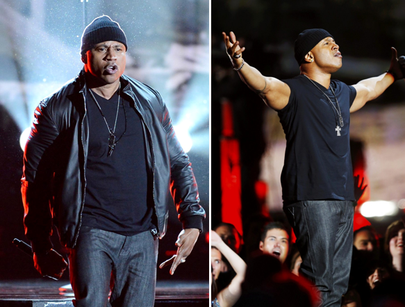 LL Cool J in Cult of Individuality Jeans at Grammy Awards