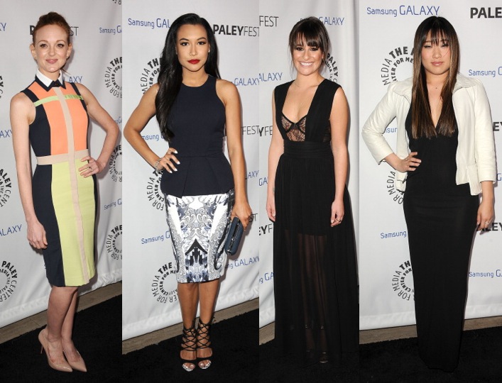 “Glee” Cast Dressed to Impress – 2013 PaleyFest Icon Award