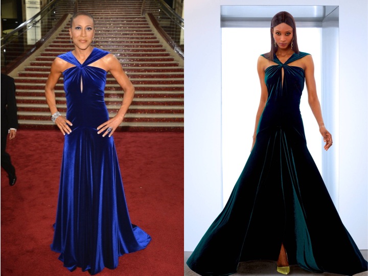 Robin Roberts in Marc Bower at 2013 Academy Awards