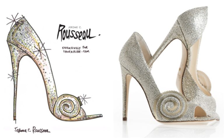 Jerome C. Rousseau Designs Glittery Shoe for Oz The Great and Powerful