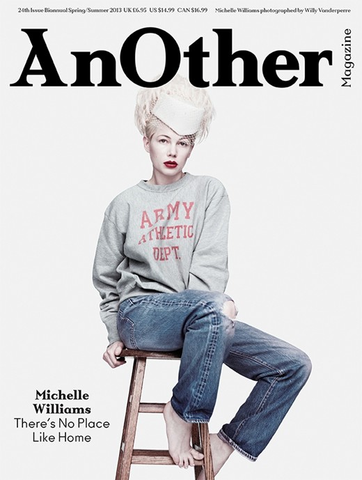 Michelle Williams on ‘AnOther’ Magazine Spring/Summer 2013 Issue
