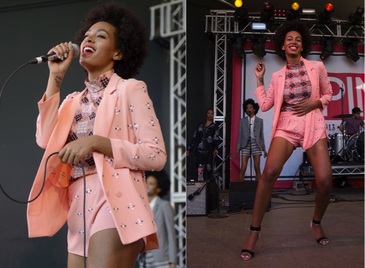 Solange Knowles in Clover Canyon at Spin Magazine Party @ SXSW Festival