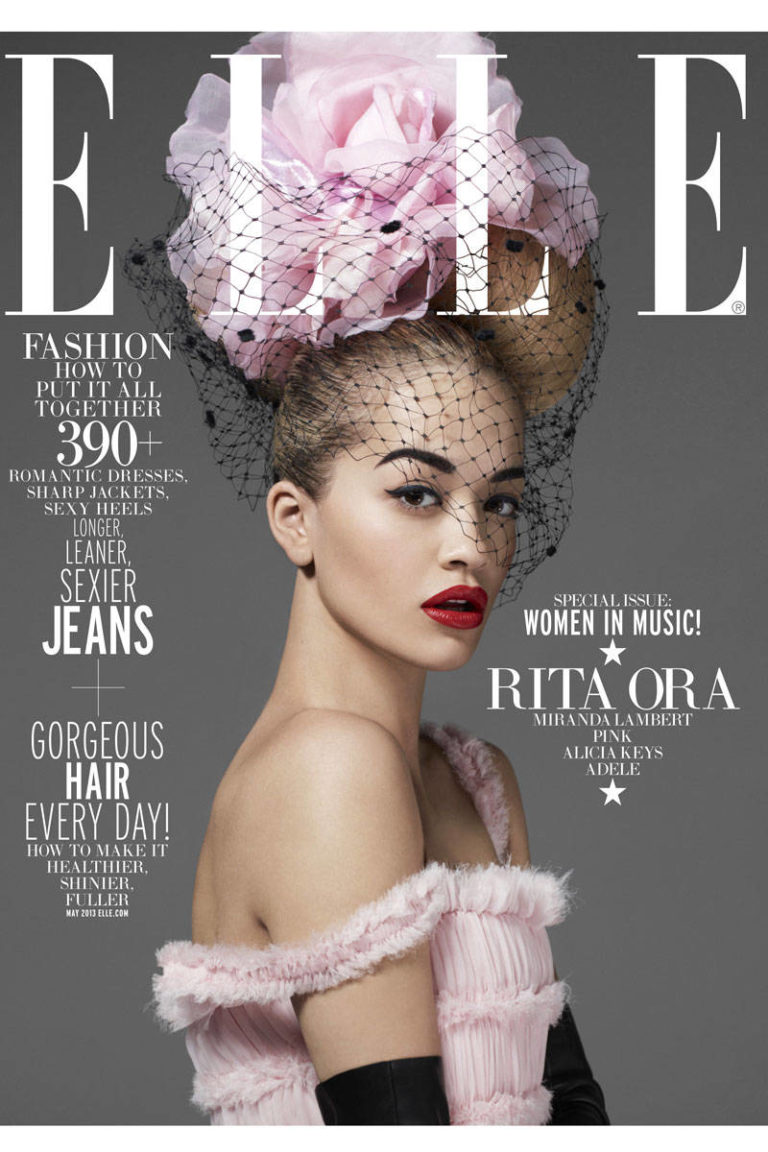 Rita Ora Graces Elle Cover