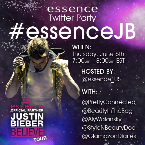 Tweet to Win Tickets to Meet Justin Bieber with Essence Cosmetics