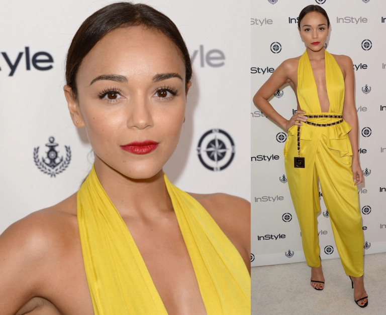 Ashley Madekwe Wears DVF to InStyle Summer Soiree