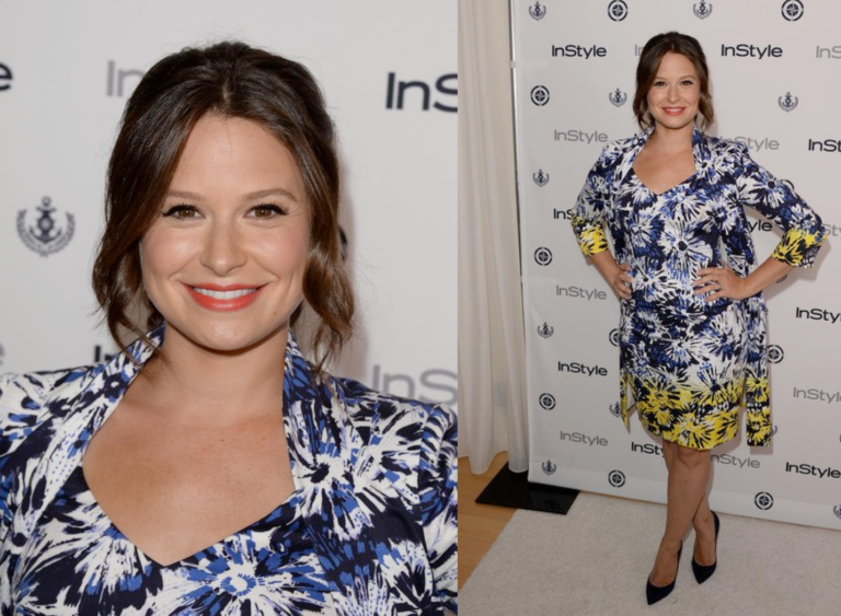 Katie Lowes Wears THEIA to InStyle Summer Soiree