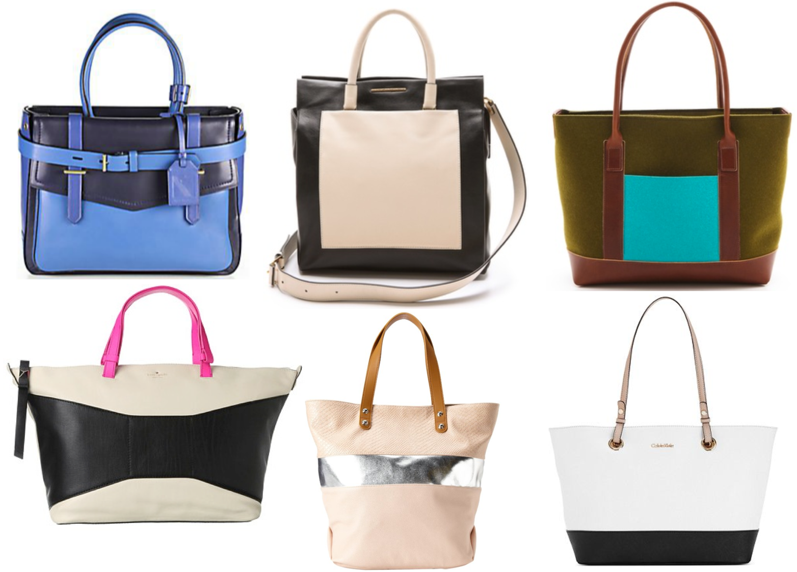 30 Colorblock Totes We're Coveting