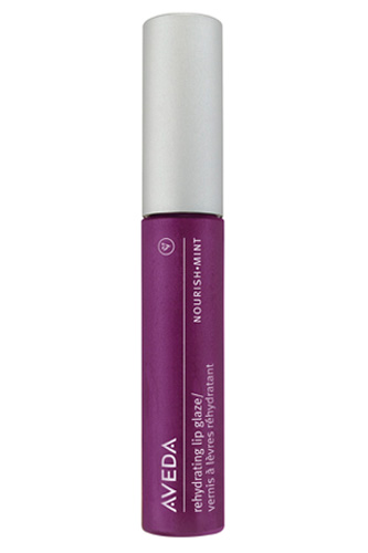 Aveda Nourish-Mint Rehydrating Lip Glaze in Winterberry, $18, available at Aveda. 
