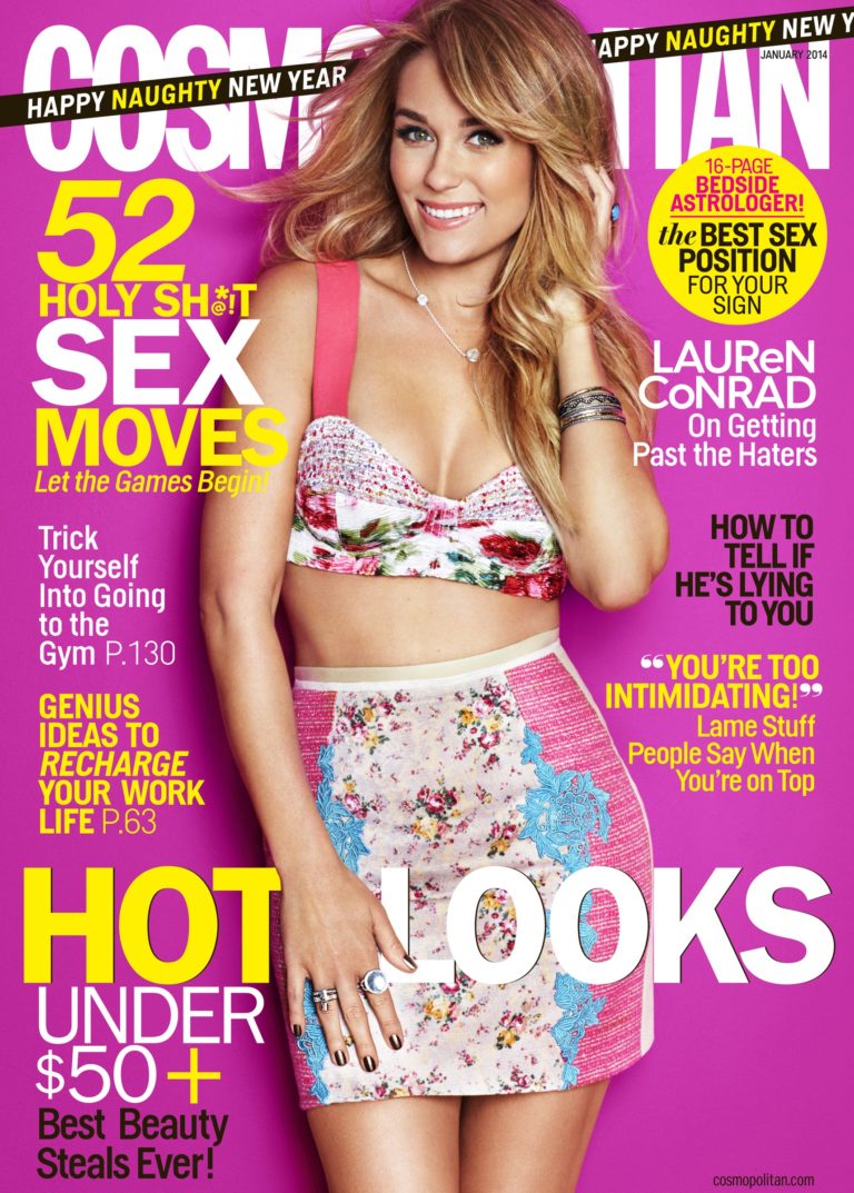 Lauren Conrad is Cosmopolitan’s January Cover Girl