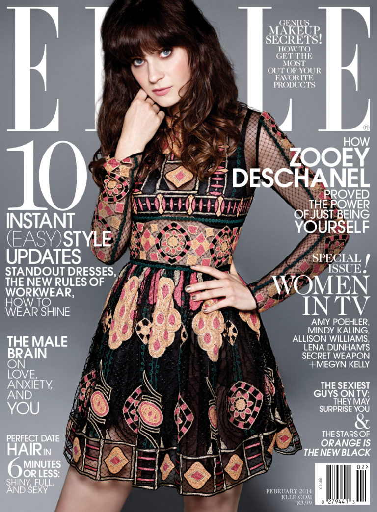 Zooey Deschanel, Mindy Kaling, Amy Poehler and Allison Williams Cover Elle Women In TV Issue