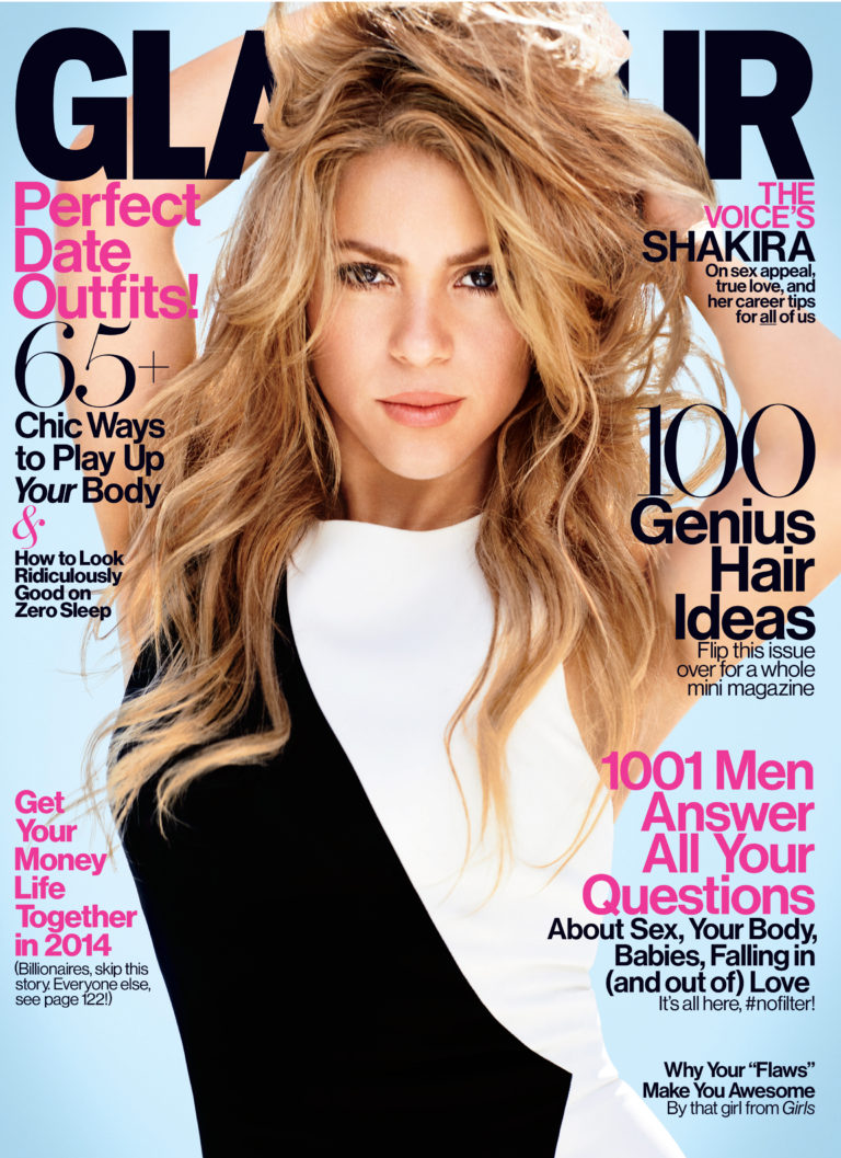 Shakira is Glamour’s February Cover Girl