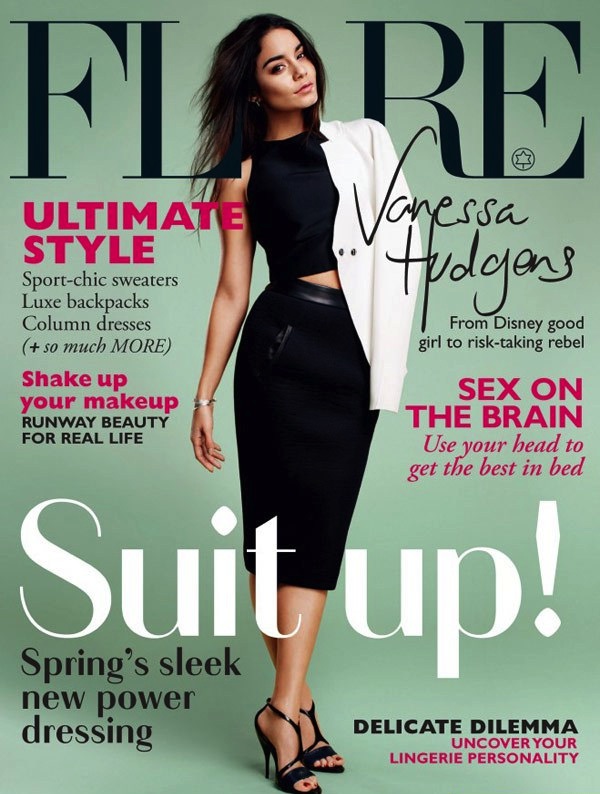 Vanessa Hudgens is Flare Magazine’s February Cover Girl