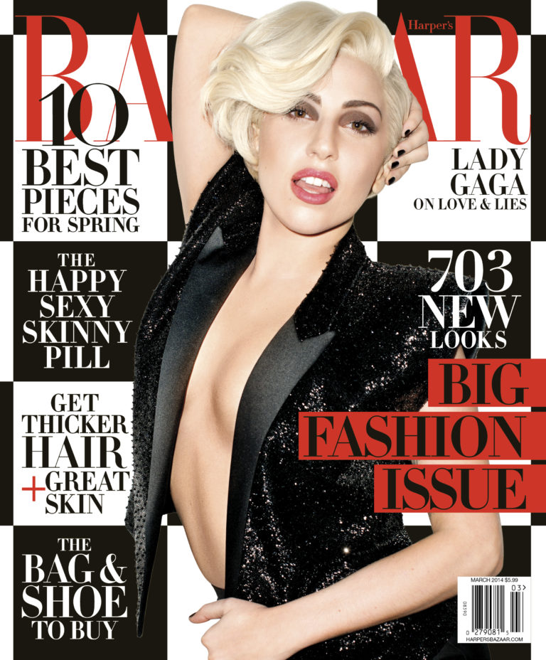 Lady Gaga is Harper’s BAZAAR’s March Cover Girl