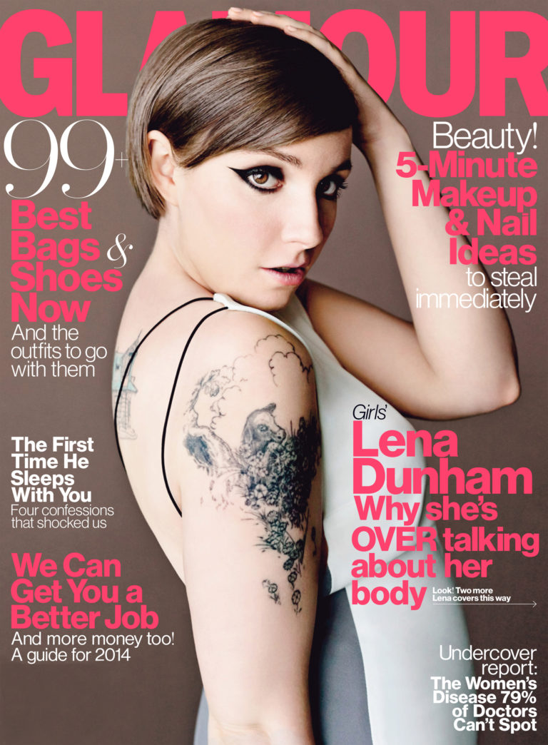 Lena Dunham is Glamour’s April Cover Girl