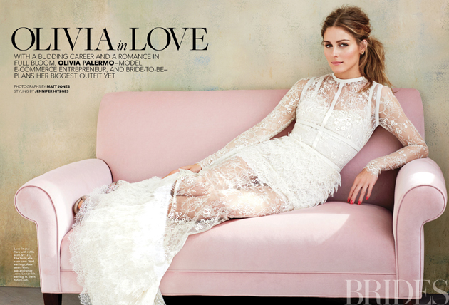 Olivia Palermo Covers Brides June/July Issue