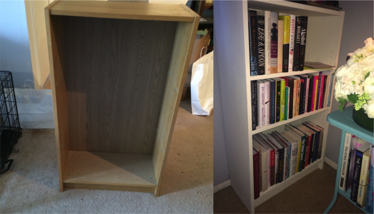 DIY: IKEA Billy Bookshelf Upcycle