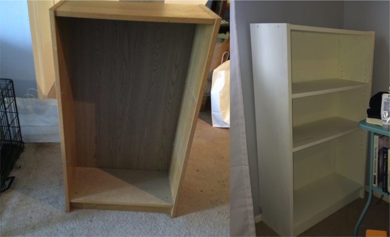 DIY: IKEA Billy Bookshelf Upcycle