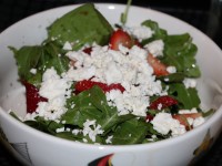 Strawberry and Arugula salad